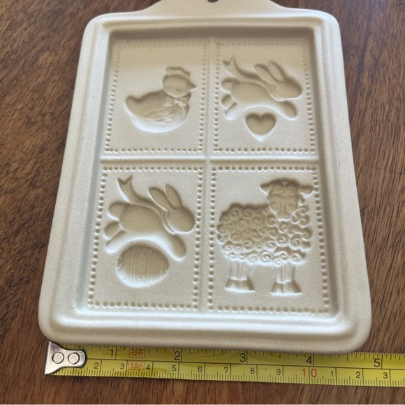 Cookie Press Stoneware Pampered Chef ‘92 & Unbranded Vintage Valentine Easter - Picture 6 of 9